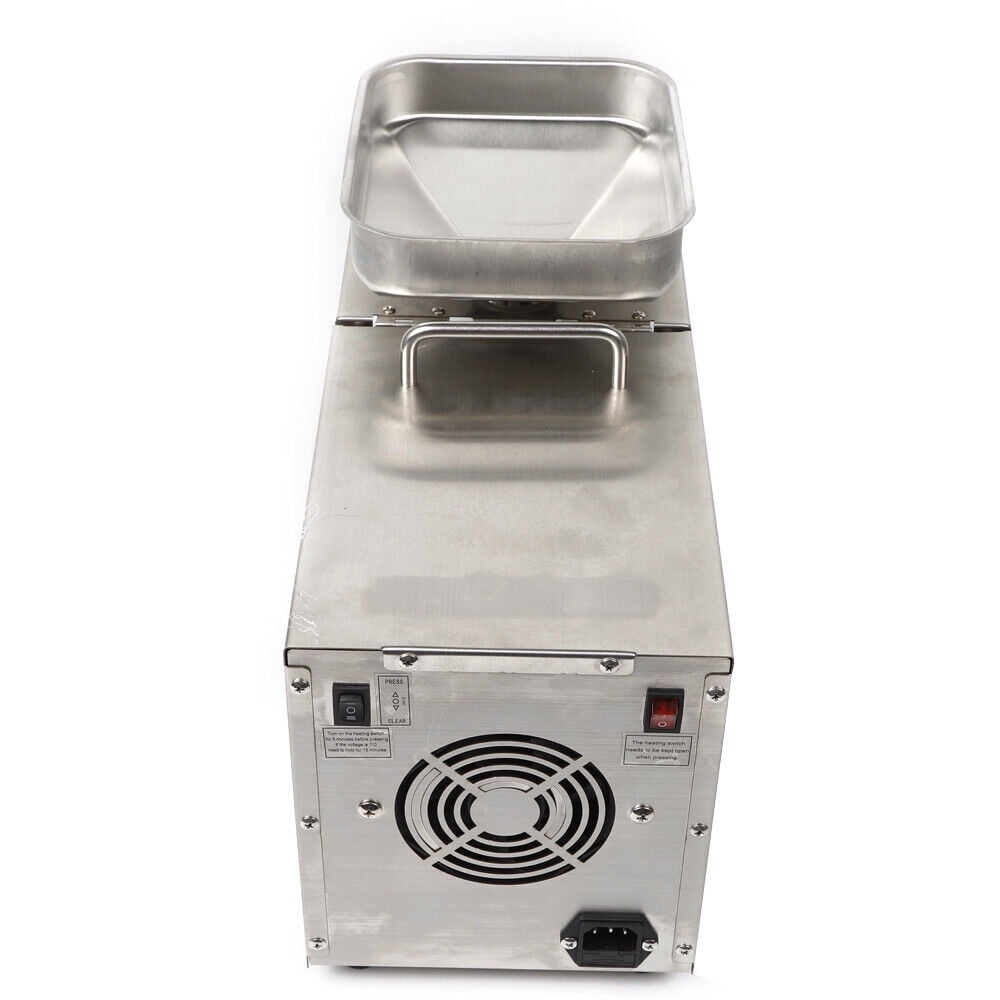 1500W Commercial Automatic Oil Expeller Extractor Oil Press Expeller Machine Electric Full Automatic Oil Press Machine Oil Extractor Peanut Coconut Expeller Electric Oil Press Machine Oil Extractor