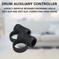 thumbnail image 3 of Vacemry 5Pcs Drumstick Training , 2Pcs Silicone Finger Grip Rings For Control And Rotation, Auxiliary Drumsticks Grips For Beginner Drummers, Practice Tools For Snare Drum And Electronic Drum Kits, 3 of 8