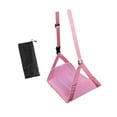 thumbnail image 5 of oshhni Airplane Foot Hammock Adjustable Length Premium Plane Footrest for Long Trip Pink, 5 of 9