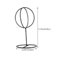thumbnail image 4 of Hat Display Stand Stainless Steel Wig Display Bracket Hat Storage Organizer, 4 of 9