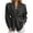 Gray, variant on Women Fall Tailored Blazer Solid Waist Belted Office Casual Wear Jackets