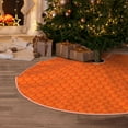 thumbnail image 6 of KLL Orange Scales Christmas Tree Skirt 36" ,Party Decorations Farmhouse for Christmas Decorations Holiday Party, 6 of 6