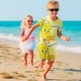 thumbnail image 6 of Looney Tunes Tweety Boys T-Shirt And Shorts Outfit Set Athletic Short Sleeve Tee Mesh Shorts Set for Kids, 6 of 8