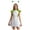Green, variant on Haitryli Womens Space Alien Costume Outer Space Cadet Cosplay Outfits Dress with Hairhoop Green 4XL