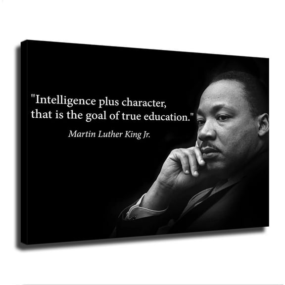 Quotes from Martin Luther King Jr. Poster Wall Art Canvas Print Picture Home Bedroom Decor Gift Frameless and Framed (Unframed,16×20inch)