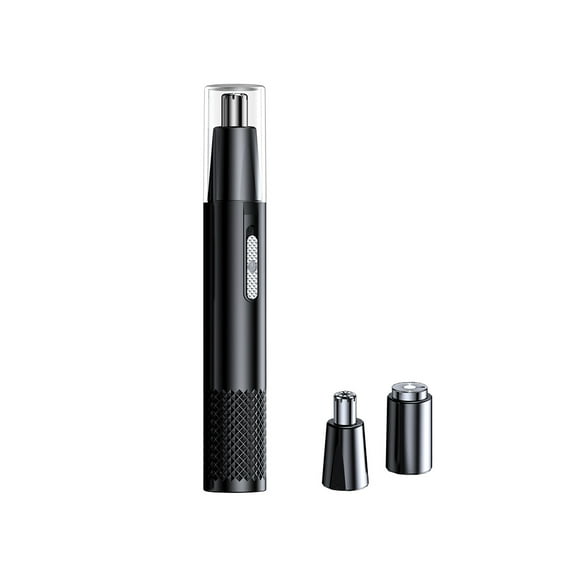 Qarigey Cortadora de pelo de nariz para hombre y mujer, recortadora portátil, afeitadora, eliminación automática de seguridad, herramienta de recorte, Juegos de afeitado Negro Tipo 2 Qarigey CE013875-06B