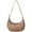 floral031, variant on Nylon Crescent Bag for Women Men Trendy, Floral Medium Crossbody Dumpling Bags with Adjustable Strap Lightweight Travel Shoulder Tote Half Moon Hobo Bag