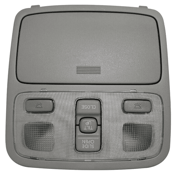 Overhead Consoles With Sunroof Switch For Kia Sportage 2005-2010,For Hyundai Tucson 2005-2009,Overhead Console With Reading LED Map Dome Light -grey