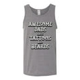 thumbnail image 2 of Wild Bobby, Awesome Dads Tattoos and Beards, Father's Day, Men Graphic Tank Top, Heather Grey, XX-Large, 2 of 3