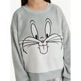 thumbnail image 3 of Looney Tunes X Justice Girls Long Sleeve Sleep Top and Shorts, 2-Piece, Sizes 5-18, 3 of 5
