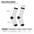 thumbnail image 2 of Daiia Elegant ice skates snowflakes Print Crew Socks – Soft Breathable Long Socks for Men & Women, Moisture-Wicking & Comfortable Daily Wear Socks, One-Size Fits Most (US 5-11), 2 of 6