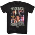thumbnail image 1 of Scarface Collage 2 Black Adult T-Shirt 4Xl, 1 of 2