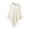 Beige, variant on Women Winter Knit Hooded Poncho Cape Crochet Fringed Tassel Shawl Wrap Sweater