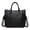 black, variant on Women's Shoulder Bag,Handbags,Tote Zipper Purse Top-handle Satchel Bags Ladies