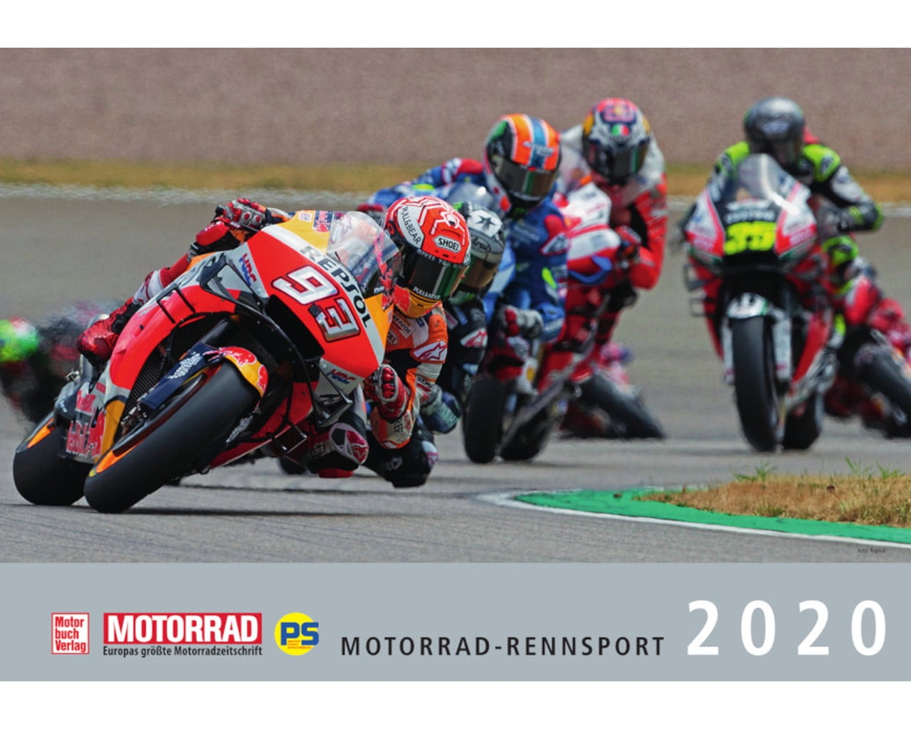 2020 MOTORRAD MotoGp 12 Month Motorcycle Racing Calendar Ducati Yamaha