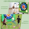 thumbnail image 5 of Golf Chipping Game, Golf Target Game with Hitting Mat, 12 Sticky Balls, 6 Axes, 2 Soccer Balls, 8 Bean Bags, Indoor Outdoor Golf Games for Chipping Practice for Dads Golfers, 5 of 7