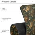 thumbnail image 4 of Yayeee Faucet Mat for Kitchen Sink 30" Diatomite Long Splash Guard Pad, Brown Floral Rabbits Pattern, 4 of 7
