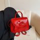 thumbnail image 4 of Bolso Con Asa Superior Hombro Mochila Estética Lindo Lazo Color Sólido para Mujer, 4 of 9