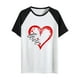 thumbnail image 3 of Gibobby Casual Playera de Manga Corta para Mujer Camiseta manga corta raglán suelta con cuello redondo y manga raglán para mujer 2024(Negro,CH), 3 of 4