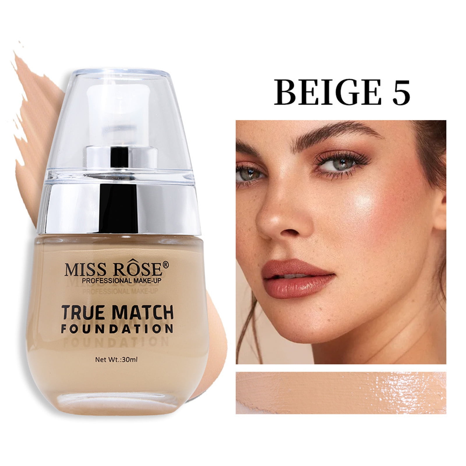 Kokovifyves Concealer Foundation MakeUp Matte Foundation Cream Natural