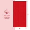 thumbnail image 3 of American Soft Linen Luxury 40x80 Oversized Bath Sheet, 100% Cotton XL Turkish Bath Sheet Towel, Red, 3 of 9