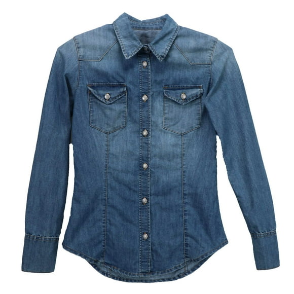 Shaft Women's Blue Camicia Colorado Denim Jacket - S
