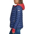 thumbnail image 5 of Tommy Hilfiger Womens Packable Hooded Puffer Jacket(Navy/Crimson, XL), 5 of 6