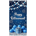 thumbnail image 3 of Blue Gift Happy Retirement Banner Decorative Fireworks Balloon for Retirement Party Celebration Office Decoration Event, 3 of 8