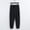 #461-Black, variant on Handshe Men's Casual Sport Pants with Drawstring Cuff and Pockets Comfortable Loose Fit for Outdoor Activities,Plus Size