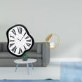 thumbnail image 2 of Reloj de pared nórdico con números , estatua de bola de cristal, escultura de hierro, material acrílico, ideal para amantes del arte., 2 of 8