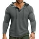 thumbnail image 1 of pstuiky Camisas de manga larga de invierno para hombre, Suéter informal de color liso para hombre, cárdigan con botones, mangas largas y capucha Tops casuales para hombres xxl, 1 of 7