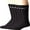 Black/White, variant on Nike Men's 6 Pack Performance Cotton Crew Band Socks Black Size Large