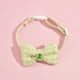 thumbnail image 1 of Zhuge Collar para gatos con hebilla ajustable, suave, para perros pequeños o gatos (verde, talla S), 1 of 4