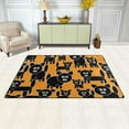 thumbnail image 3 of Dreamtimes Lightweight Soft Area Rugs 31x20 Inch, Black White Animals Floor Mat Doormat for for Rooms Entrance Hardwood Floor Living Room 2'7" x 1'8"） Nursery Rugs, 3 of 6