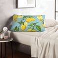 thumbnail image 6 of Salouo Lemon Print Print Pillow Case Cover,Wrinkle-Free Bed Pillow Cover Pack of 1 Home Decor Fade-Resistant and Stain-Resistant ,Pillows Not Included -20"x30", 6 of 8