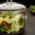 thumbnail image 2 of Heat-Resistant Glass Saucepan - Handmade Glass Cookware Set with Lid, 1.5L/50 Oz_Special Gift 3803, 2 of 5