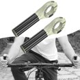 thumbnail image 6 of 2Pcs Mountain Bike Handlebar Ends Hand Grip Comfortable High Strength 22.2mm 7/8" Ends Bar Ends for Road Bike Parts Milk Tea Gray, 6 of 8