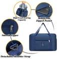 thumbnail image 6 of BAGZY Travel Bag 40x20x25 for Ryanair Underseat Cabin Bag, Large Foldable Duffel Bag Nylon Holdall Hand Luggage Case Carry on Luggage Flight Bag Baggage Organiser Storage (Navy), 6 of 6