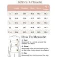 thumbnail image 6 of INSPIRE CHIC Womens Maternity Blouse Cotton Mock Neck Shirt Half Zip Long Sleeve Tops Side Slit Striped Turtleneck Pregnancy M Blue, 6 of 6