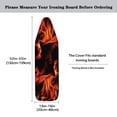 thumbnail image 5 of HELLHERO Easy Installation 15x54 Ironing Board Cover and Pad - Elastic Edge, Applicable Standard Size Iron Board Cover, Stain Resistant, Setup for Effortless Ironing Experience, Fire, 5 of 5