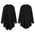 thumbnail image 7 of Admvng Women's Knit Cardigan Open Front Long Sleeve Lightweight Mid-Length Pocket Casual Sweater Coat, 7 of 7
