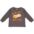 thumbnail image 3 of Inktastic Cutest Little Burrito Boys or Girls Long Sleeve Toddler T-Shirt, 3 of 5