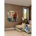 thumbnail image 3 of "Bikini Fishing" Painting Print on Wrapped Canvas, 3 of 7