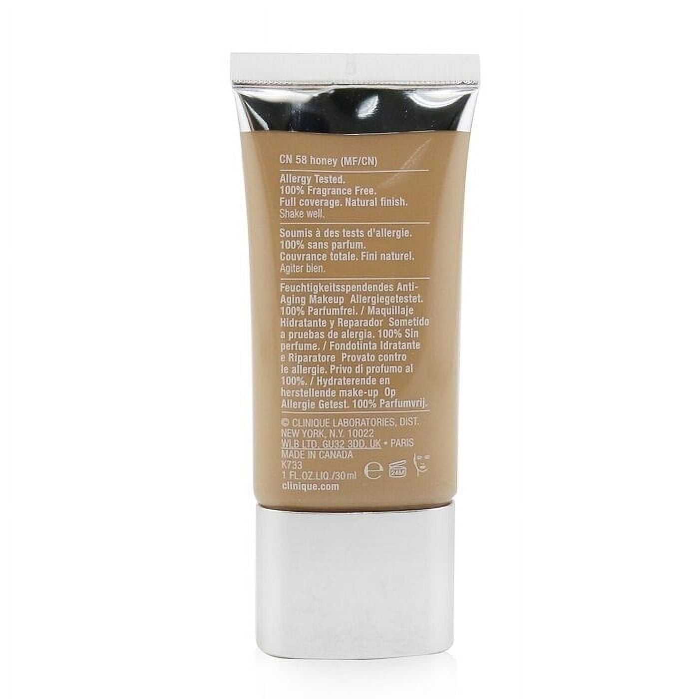 CLINIQUE EVEN BETTER FOUNDATION 1.0 OZ WN CN 58 HONEY (MF) CLINIQUE/EVEN BETTER REFRESH FOUNDATION CN 58 HONEY (MF) 1.0 OZ (30 ML) HYDRATING AND REPAIRING MAKEUP COOL NEUTRAL UNDERTONE