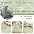 thumbnail image 6 of Wonnitar 5'x7' Green Boho Area Rug,5x7ft Rugs for Bedroom Girls Nursery Area Rugs Soft Floral Playroom Rug, Machine Washable Pastel Rug Non Slip Floor Carpet for Large Living Room Bedroom Carpet, 6 of 10
