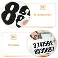 thumbnail image 6 of Zeiwohndc 10 Pcs 4" Large Reflective Address Numbers - Stick for Mailbox, House, Door - Easy to Apply, 6 of 13