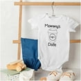 thumbnail image 4 of Mommy's Coffee Date Cute Adorable Romper Boys or Girls Infant Baby Brisco Brands 24M, 4 of 6