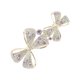 thumbnail image 1 of Ofertas Únicas 1 Pc Clip para el Cabello de Mariposa Doble con Rhinestones para el Peinado en Casa Color Púrpura, 1 of 1