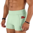 thumbnail image 6 of Men's High Waist Compression Athletic Shorts with Pockets, Breathable Tight Fit Gym Training 3 Inch Inseam Workout Bottoms for Running and Fitness, 6 of 6