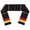 Black, variant on Reversible National Soccer Fan Scarf - Soft Knit Polyester Country Flag Design for Sports,Fan Accessory for Game Day
